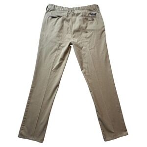 Billabong Chino Pants Mens 34x32 Khaki Straight Fit Casual Zip Fly M303GCCH